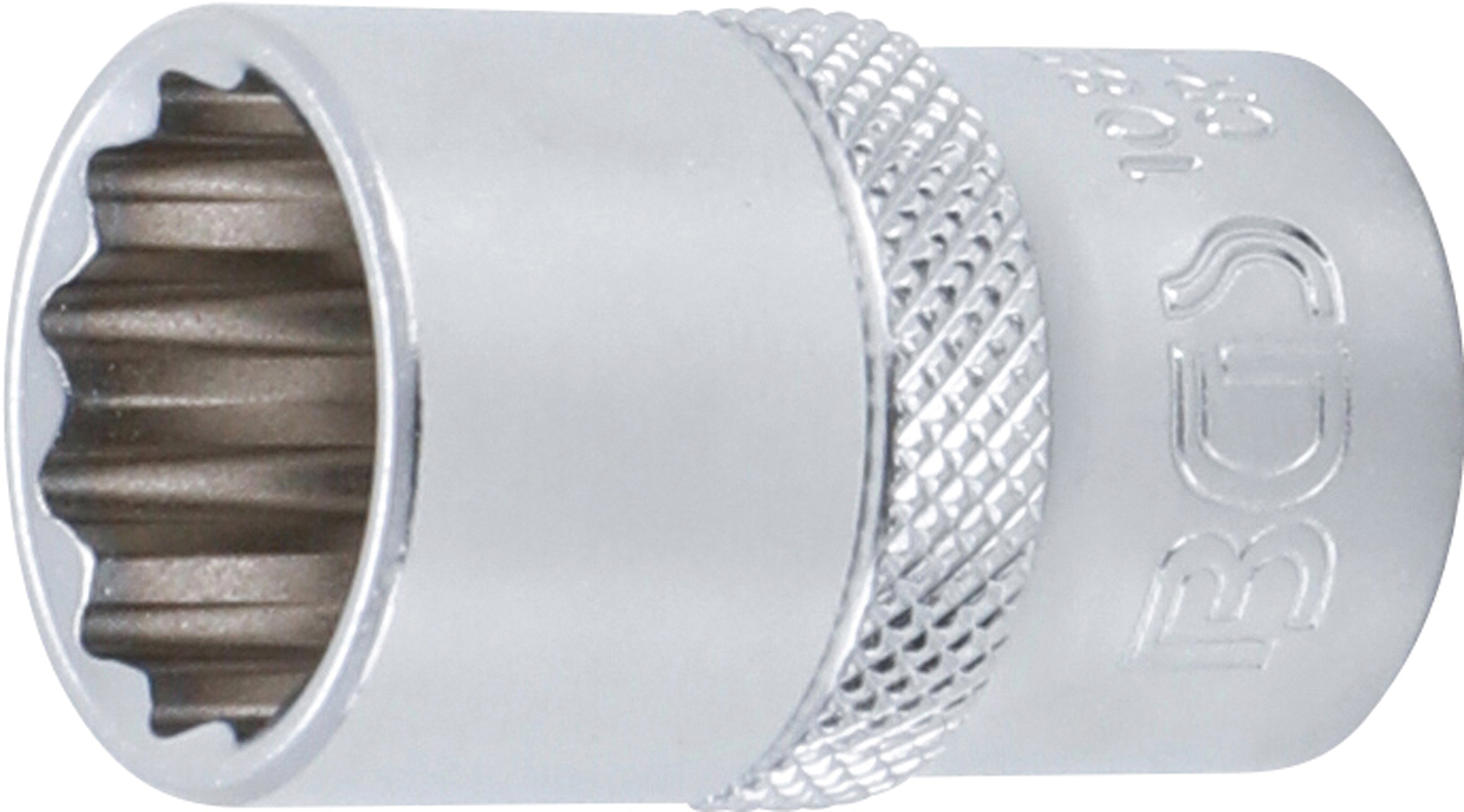 BGS Steckschlüssel-Einsatz-Satz, Zwölfkant | Antrieb Innenvierkant 12,5 mm (1/2") | Zollgrößen | 10-tlg.