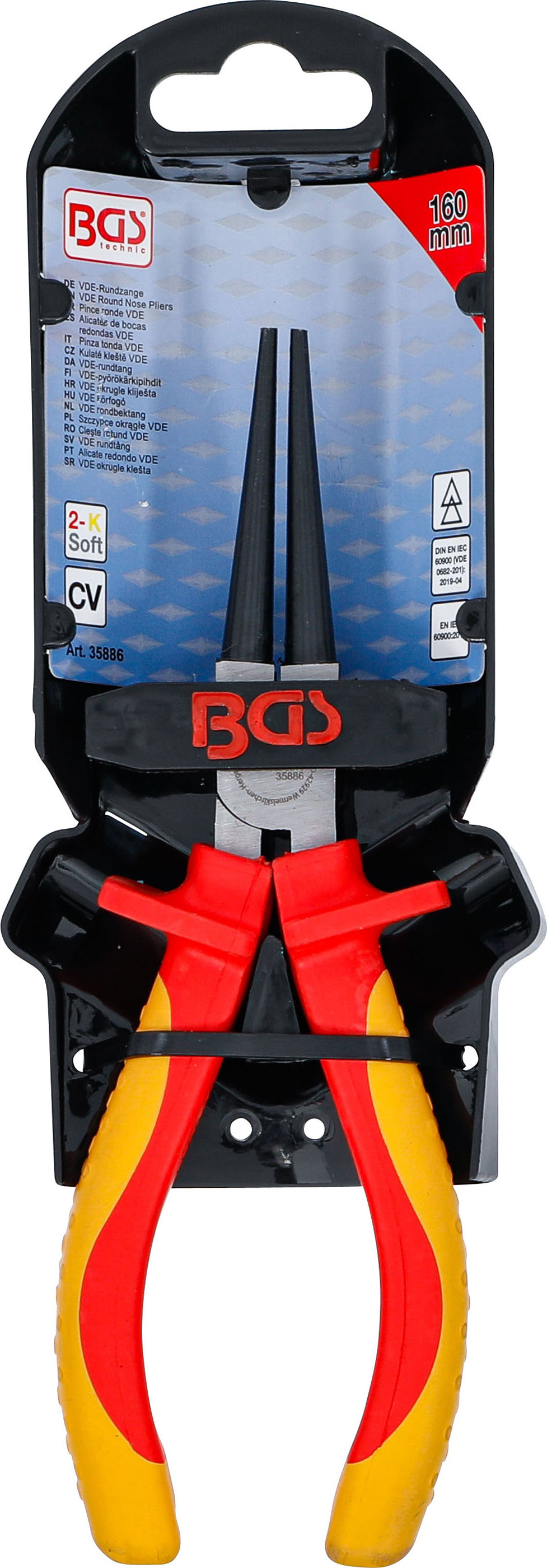 BGS VDE-Rundzange | 160 mm