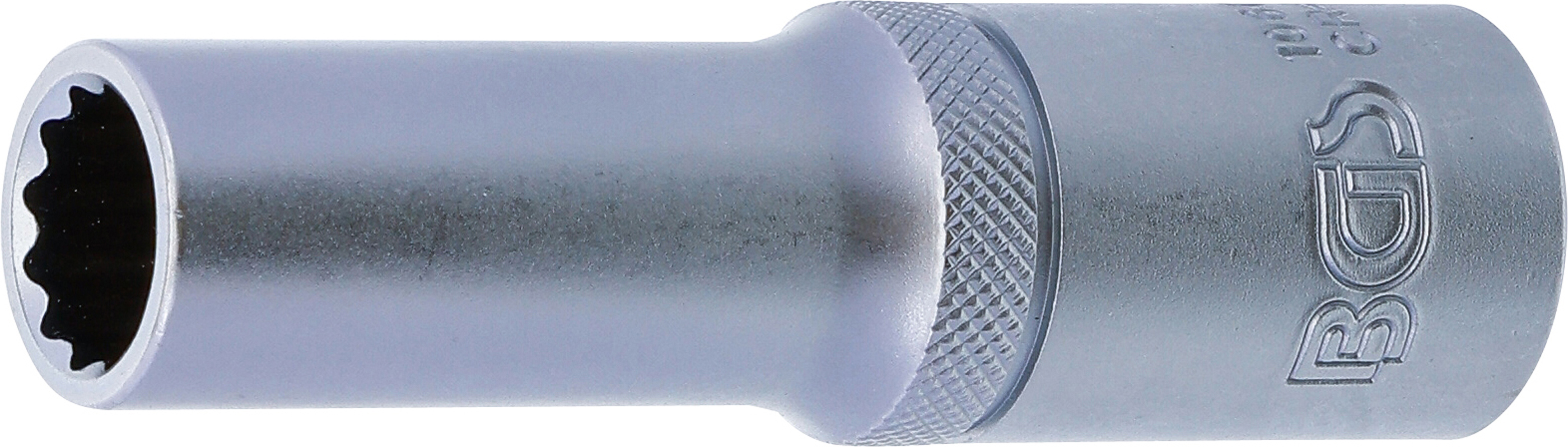BGS Steckschlüssel-Einsatz Zwölfkant, tief | Antrieb Innenvierkant 12,5 mm (1/2") | SW 12 mm