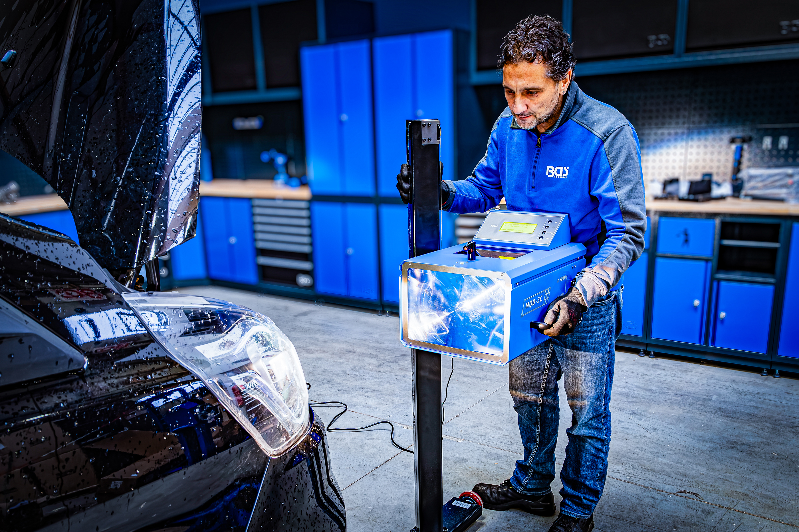 BGS Scheinwerfer-Einstellgerät