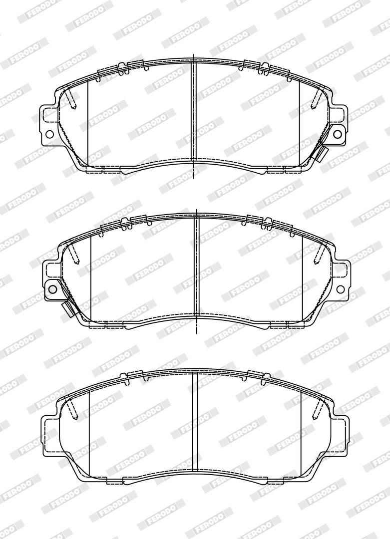 Bremsbelagsatz, Scheibenbremse