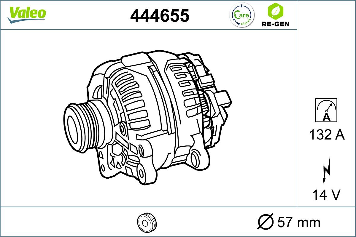 Generator “VALEO  , 14 V, 132 A”