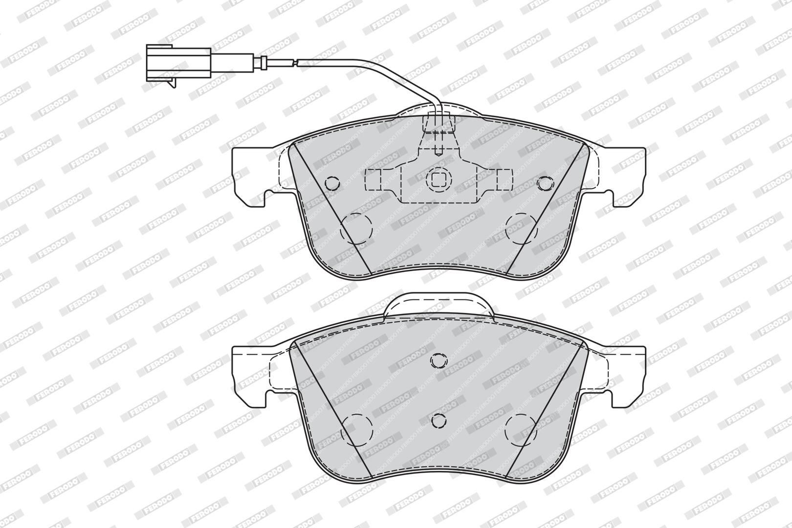 Bremsbelagsatz, Scheibenbremse