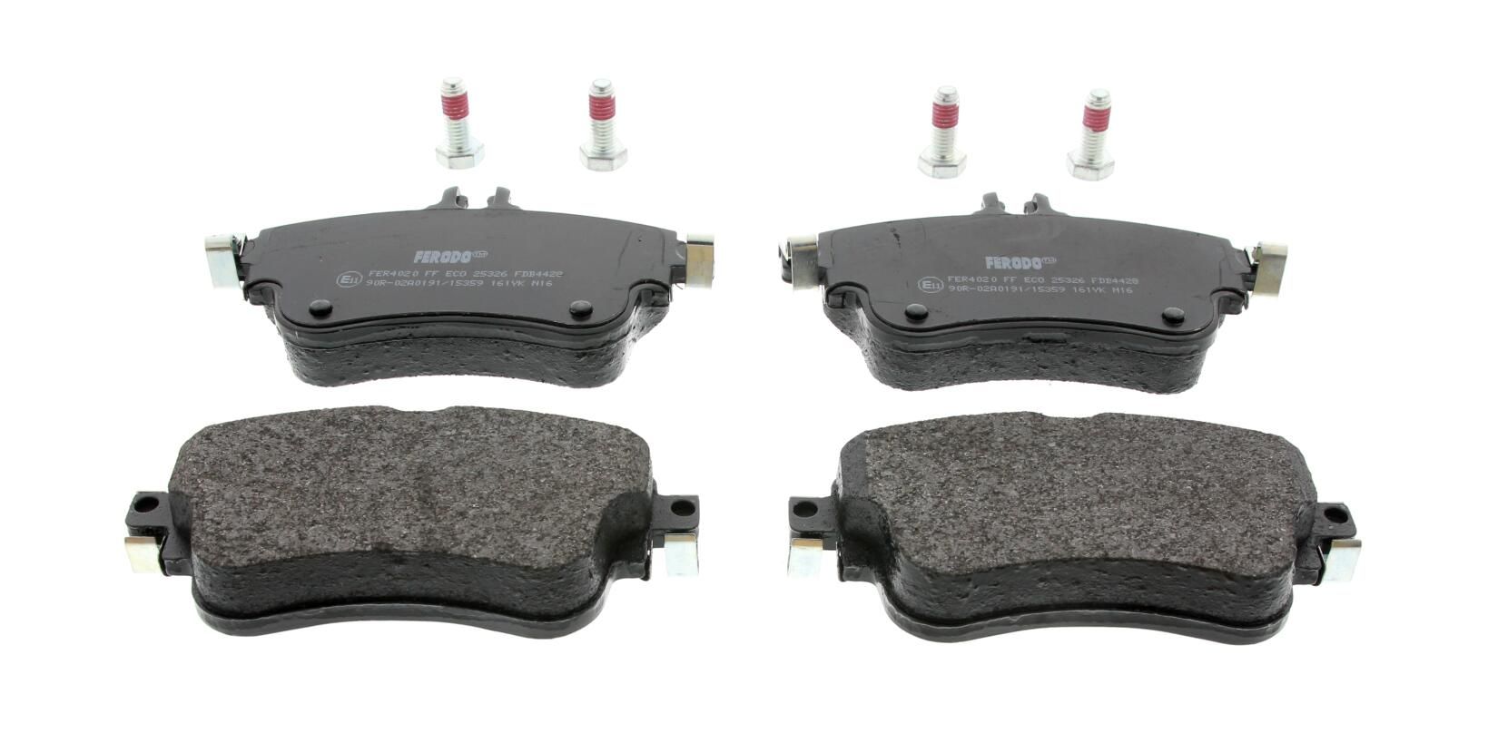 Bremsbelagsatz, Scheibenbremse