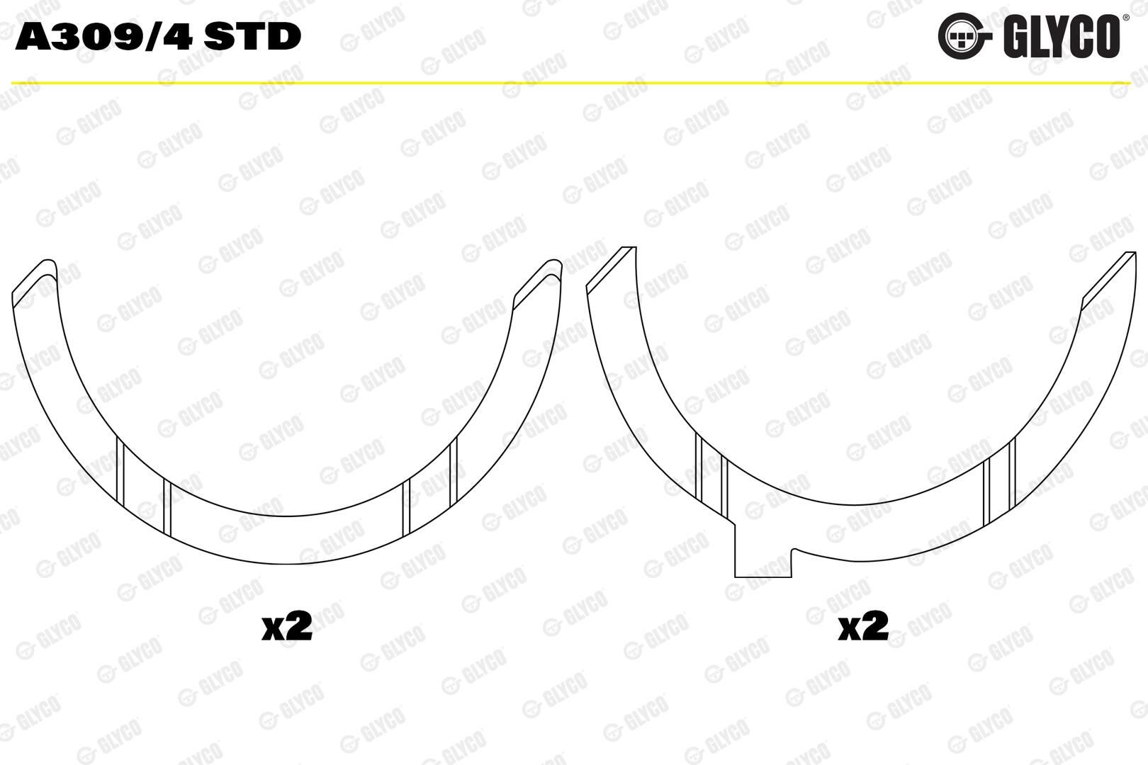 Distanzscheibe, Kurbelwelle