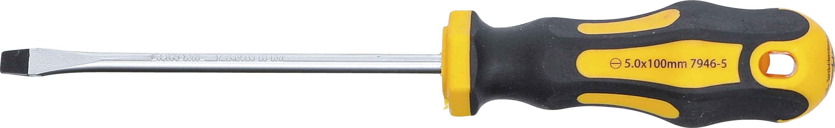 BGS Schraubendreher | Schlitz 5 mm | Klingenlänge 100 mm