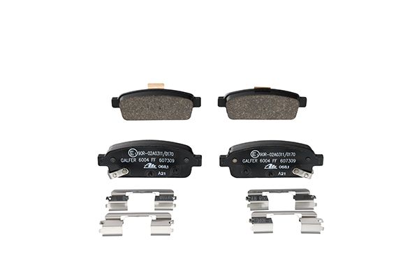 Bremsbelagsatz, Scheibenbremse