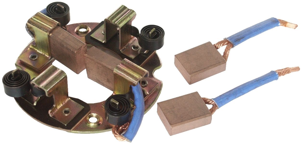 Halter, Kohlebürsten