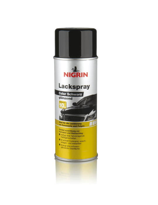 Nigrin Lackspray schwarz glänzend 400 ml