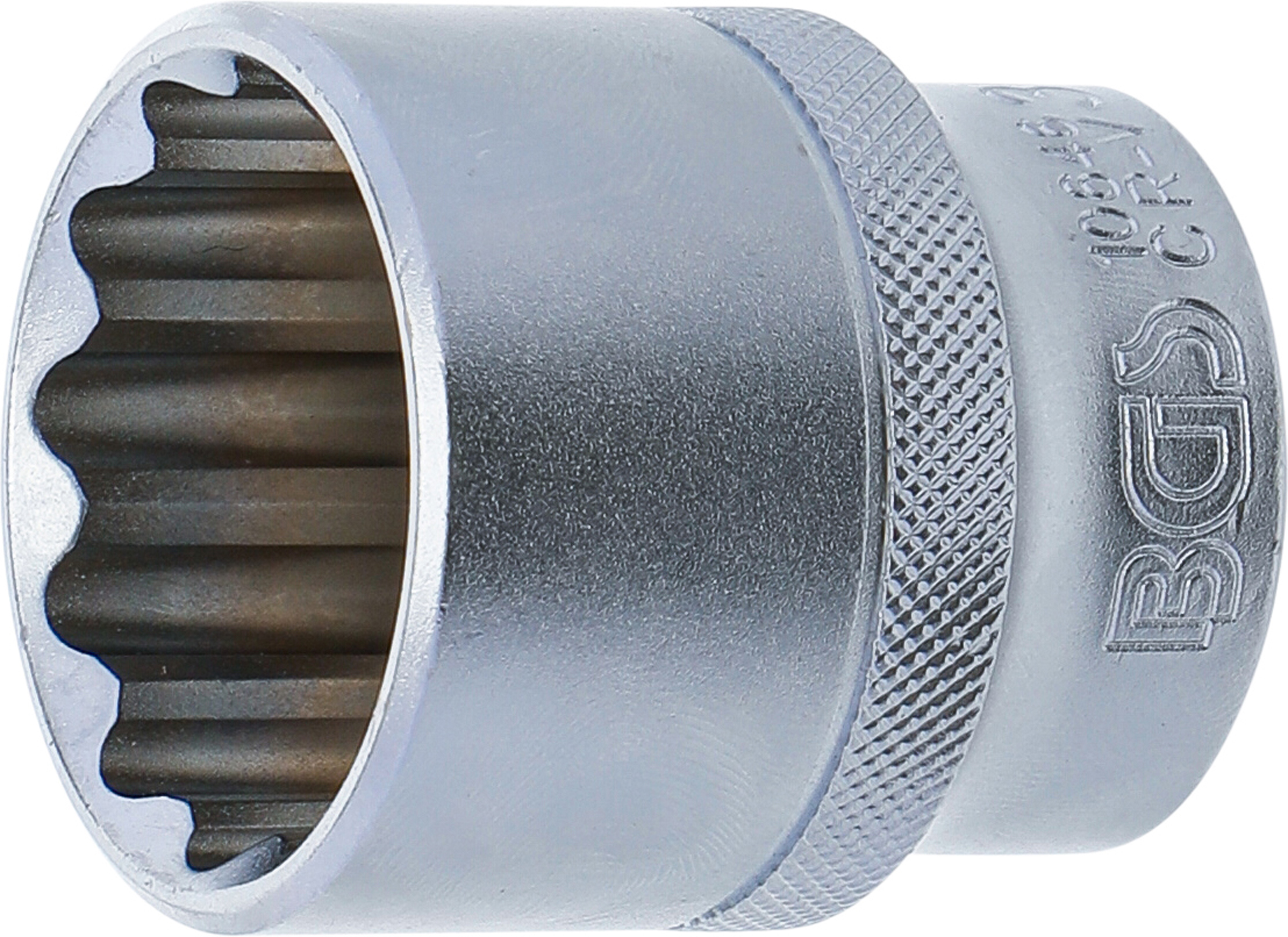 BGS Steckschlüssel-Einsatz Zwölfkant | Antrieb Innenvierkant 12,5 mm (1/2") | SW 30 mm