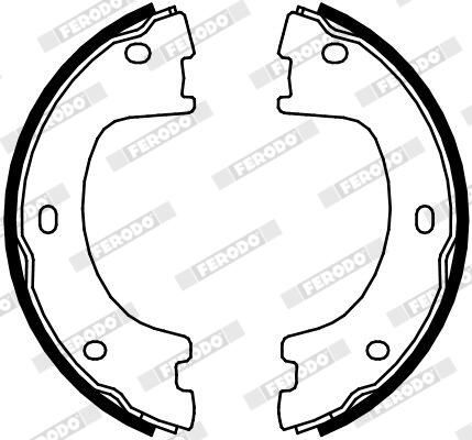 Bremsbackensatz, Feststellbremse