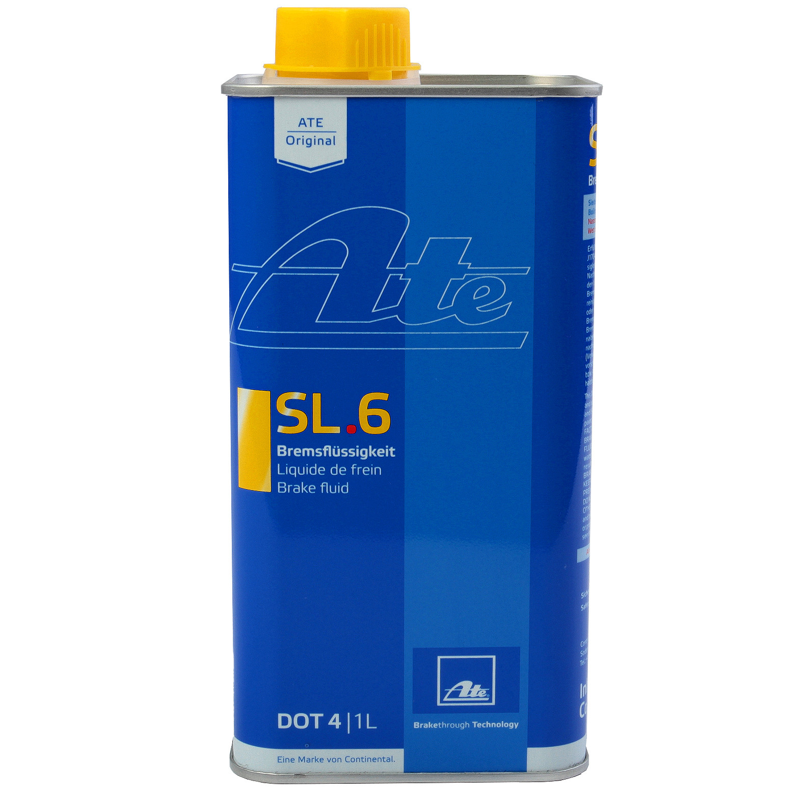 ATE Original Bremsflüssigkeit SL.6 DOT-4 Brake Fluid 1 Liter