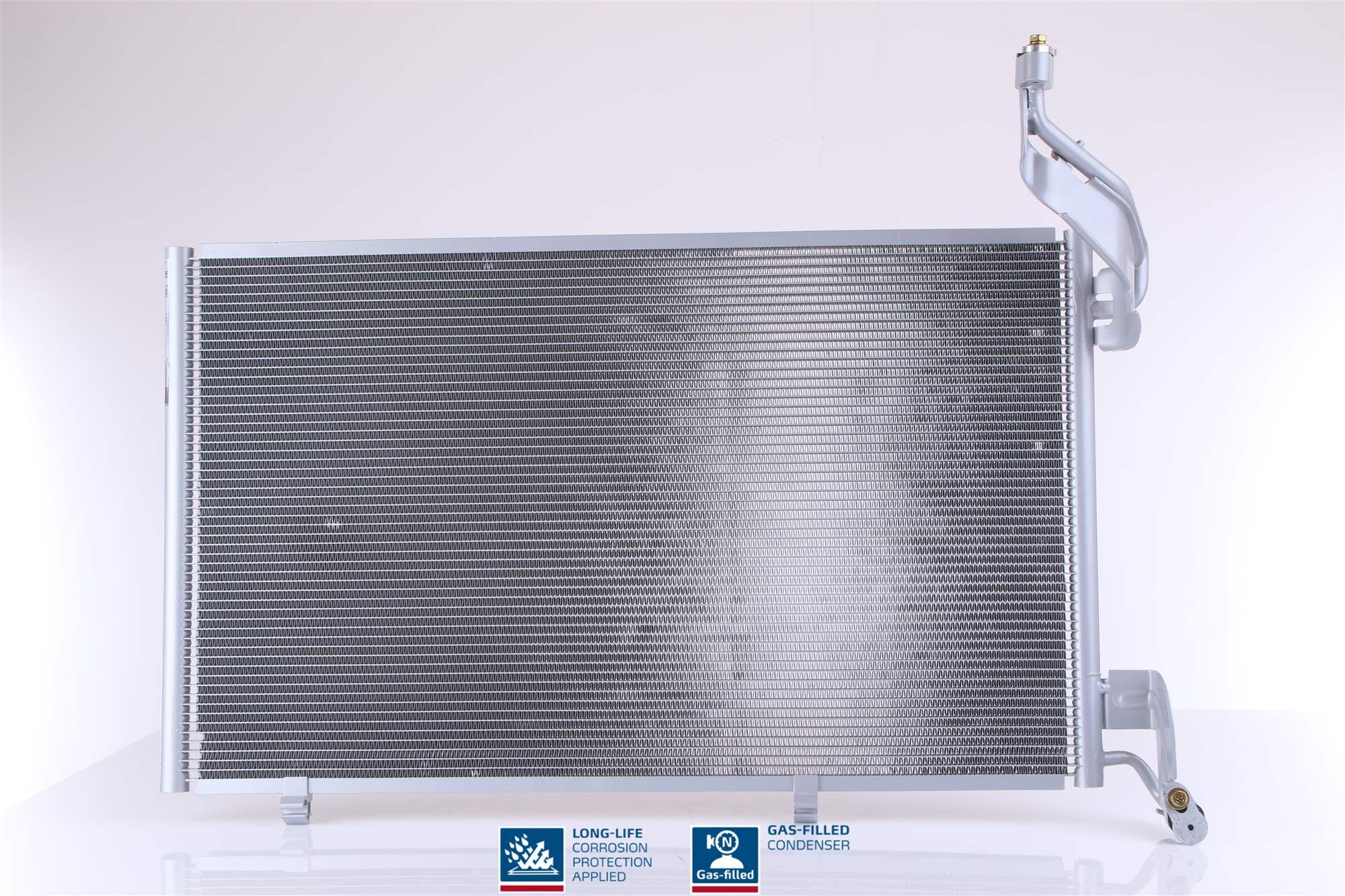 Kondensator, Klimaanlage “NISSENS 16 mm, 600 mm, 357 mm”