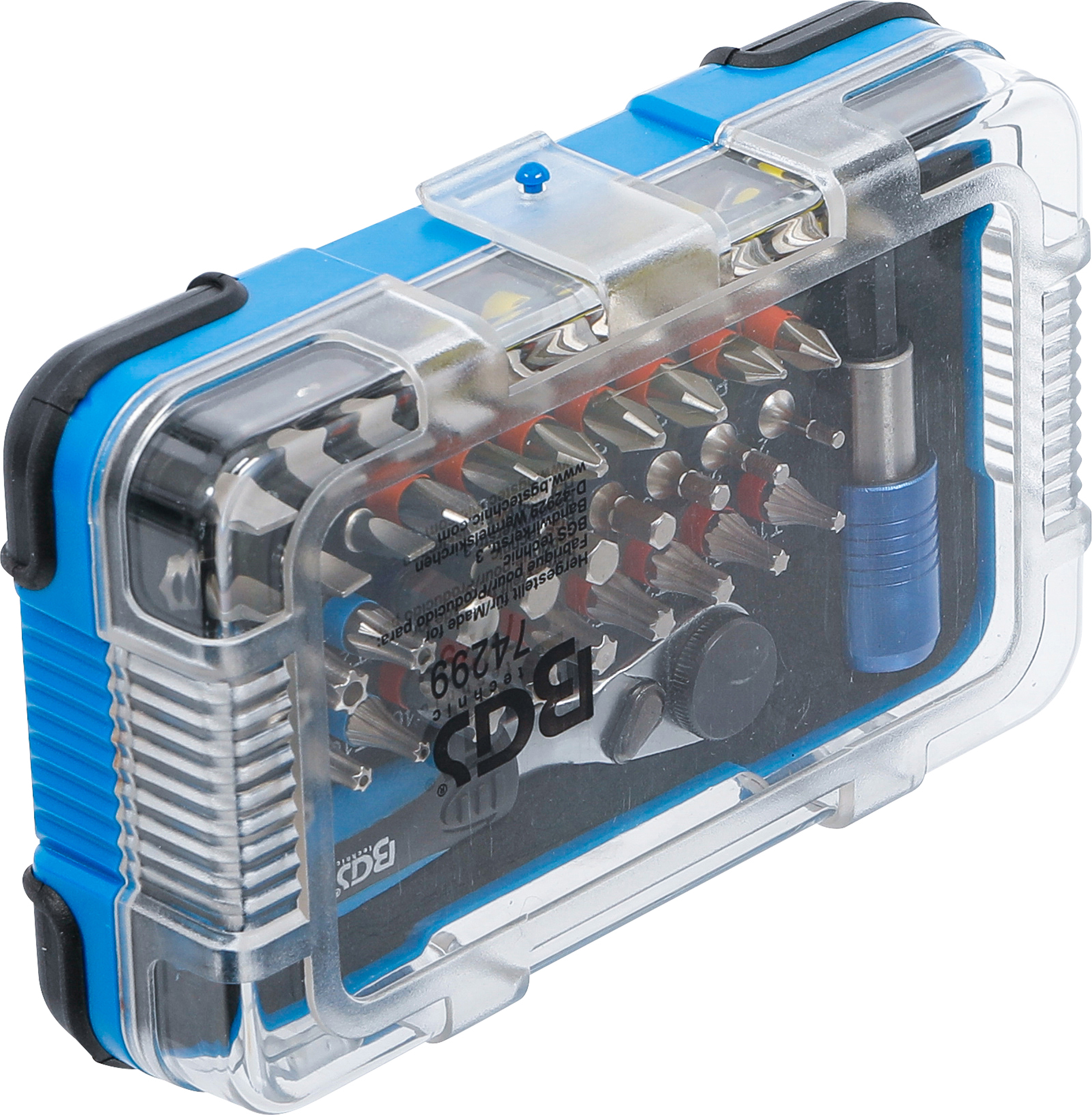 BGS Color-Bit-Satz | mit Bit-Knarre | Antrieb Außensechskant 6,3 mm (1/4") | 43-tlg.