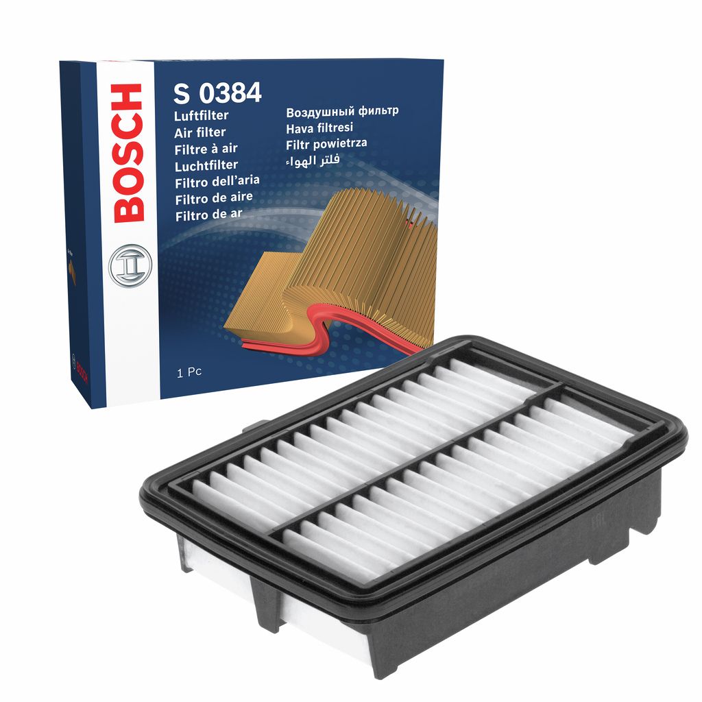 Luftfilter F 026 400 384 “BOSCH 197 mm, 147,5 mm”
