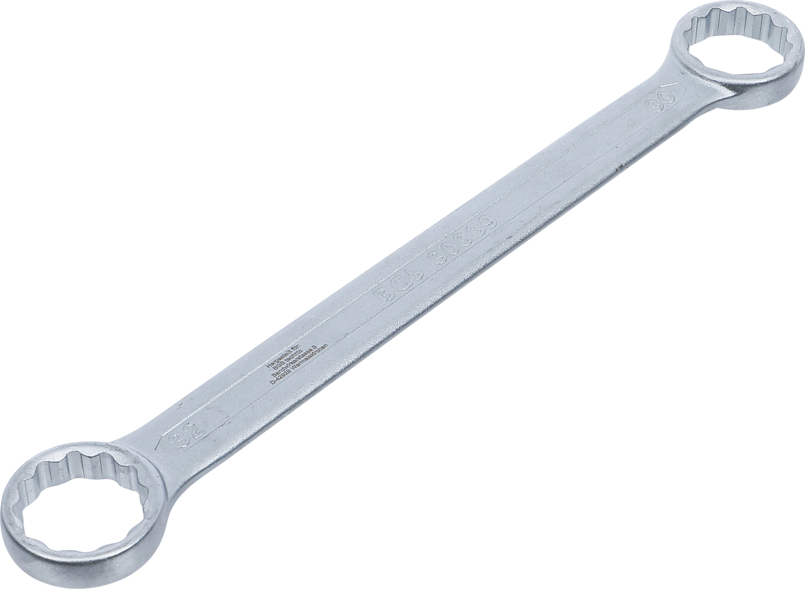 BGS Doppel-Ringschlüssel | extra flach | SW 30 x 32 mm