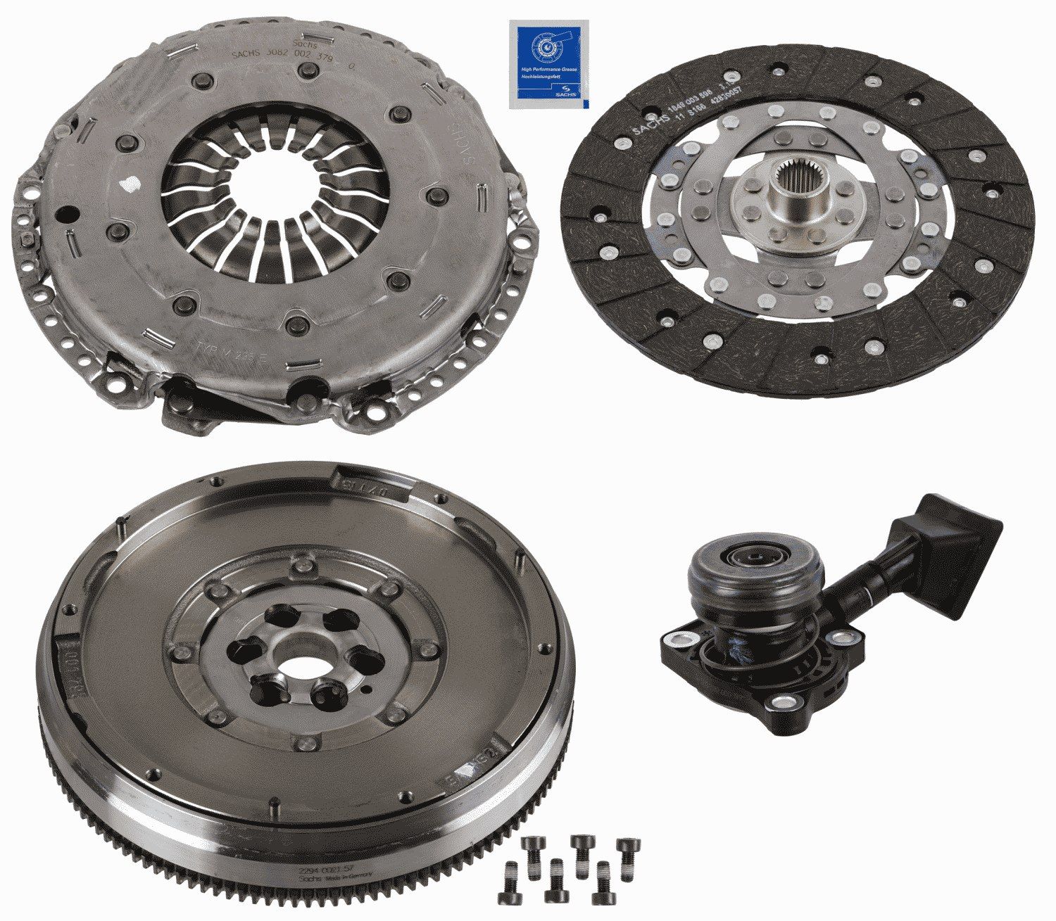 Kupplungssatz “SACHS 235 mm, 26 , mit Kupplungsdruckplatte ”
