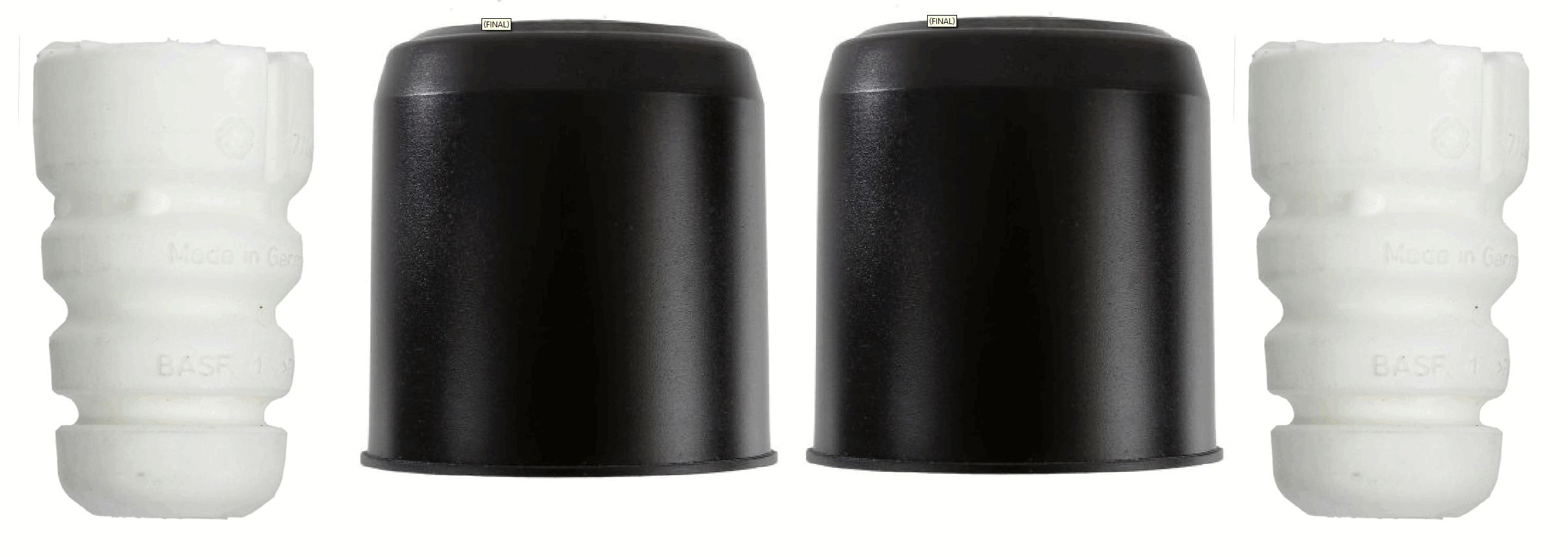 Staubschutzsatz, Stoßdämpfer