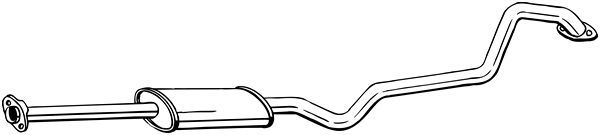 Mittelschalldämpfer