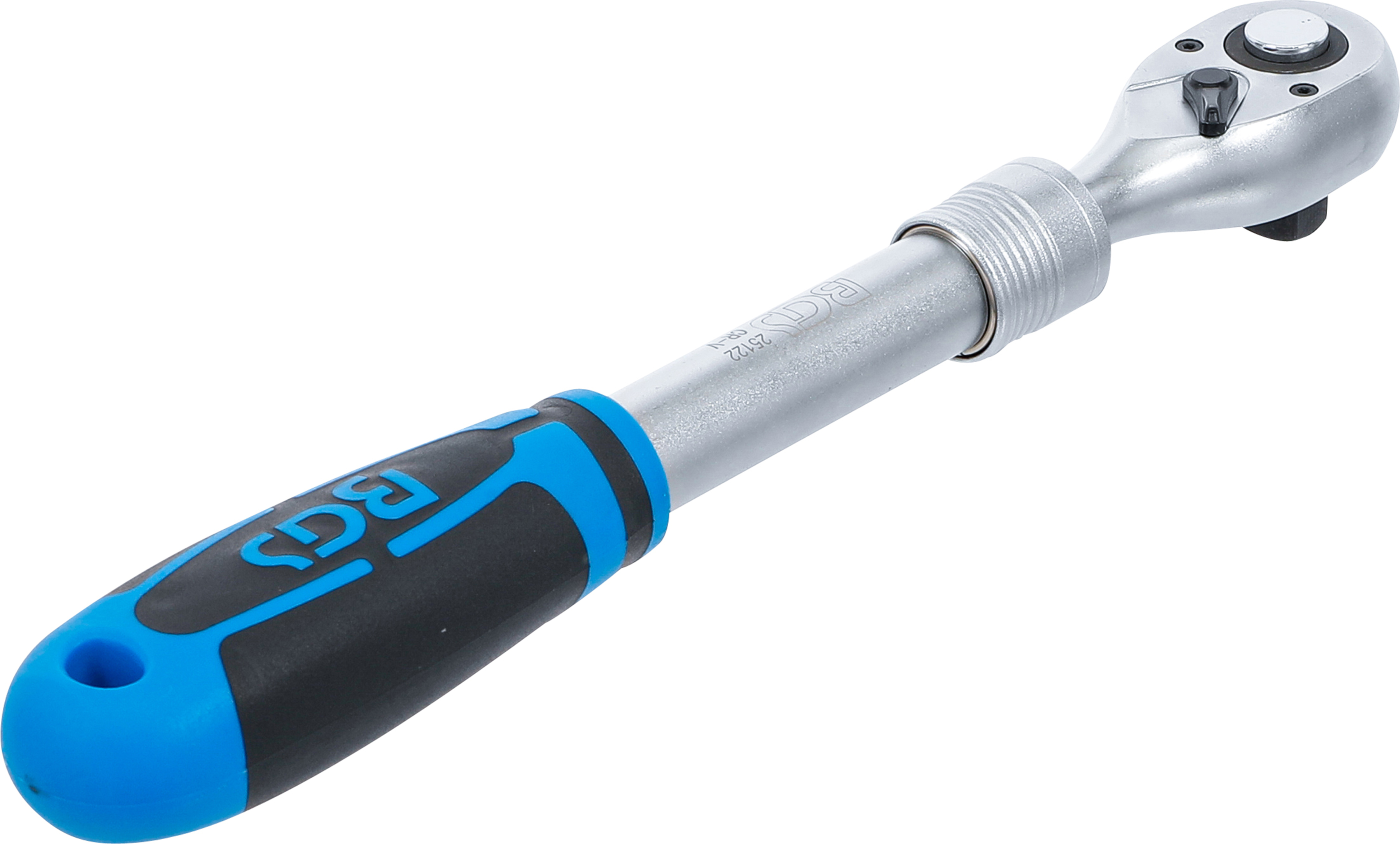 BGS Umschaltknarre, ausziehbar | Abtrieb Außenvierkant 12,5 mm (1/2") | 305 - 445 mm