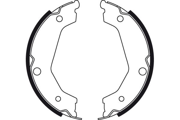 Bremsbackensatz, Feststellbremse