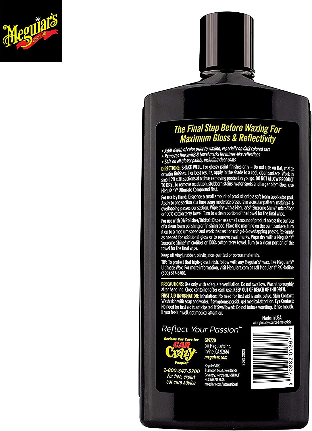 Meguiars Ultimate Polish Pre Waxing Glaze 473 ml