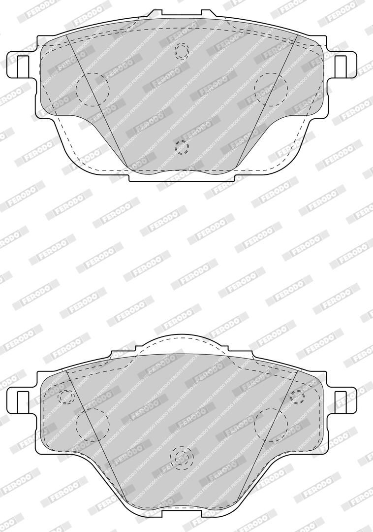 Bremsbelagsatz, Scheibenbremse