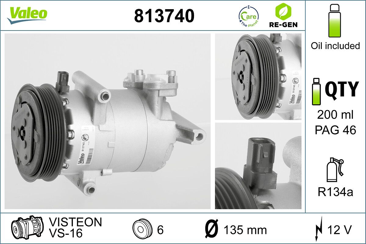 Kompressor, Klimaanlage “VALEO  , VS-16 , VISTEON ”
