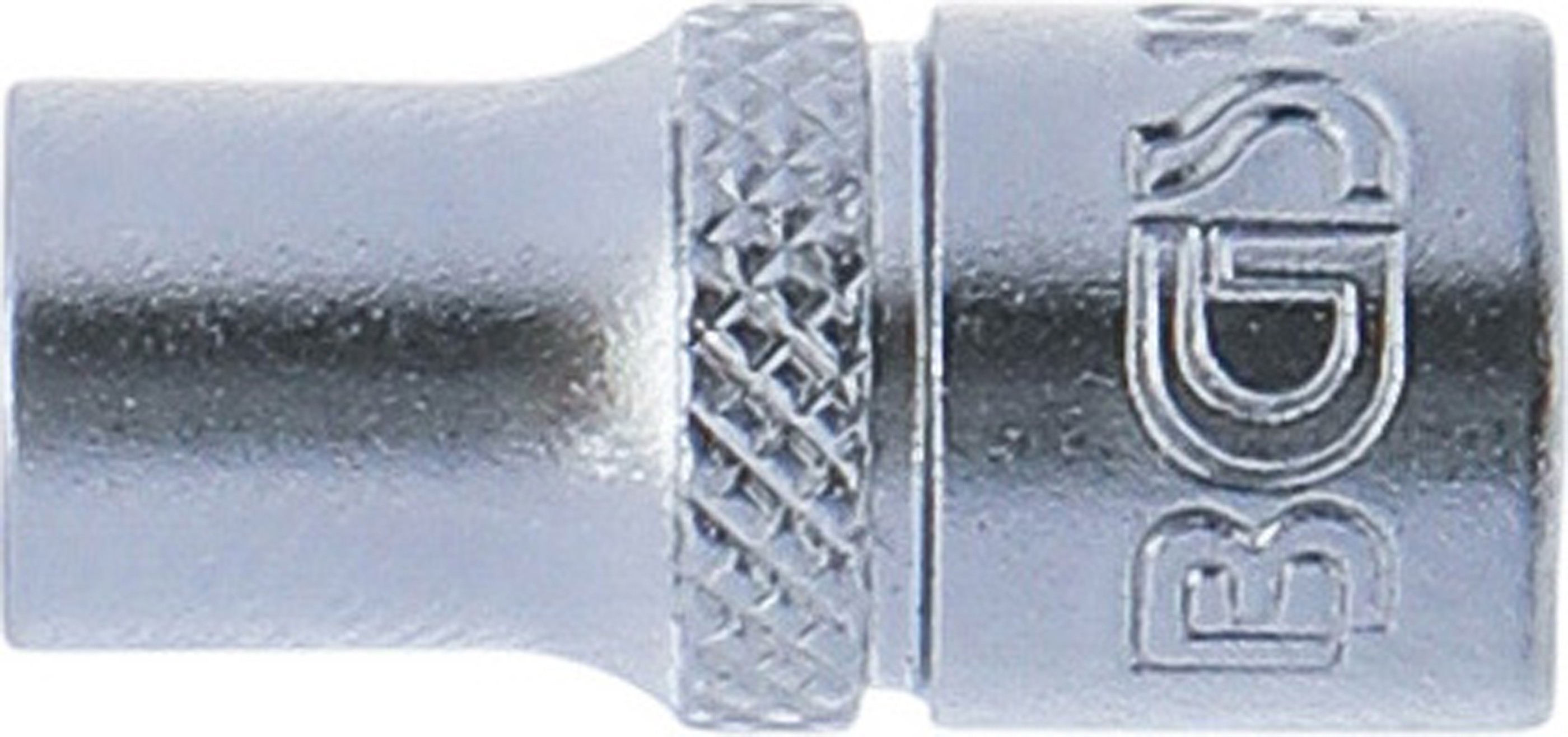 BGS Steckschlüssel-Einsatz Gear Lock | Antrieb Innenvierkant 6,3 mm (1/4") | SW 6 mm