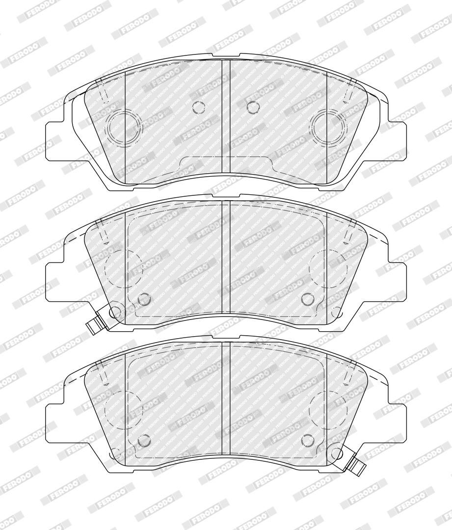 Bremsbelagsatz, Scheibenbremse