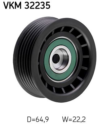 Führungsrolle, Keilrippenriemen passt zu: ALFA ROMEO GIULIETTA, MITO; FIAT 500L, BRAVO, BRAVO II, DOBLO, GRANDE PUNTO, IDEA, PUNTO EVO; LANCIA DELTA III, MUSA 1.6D-2.0D 09.07-