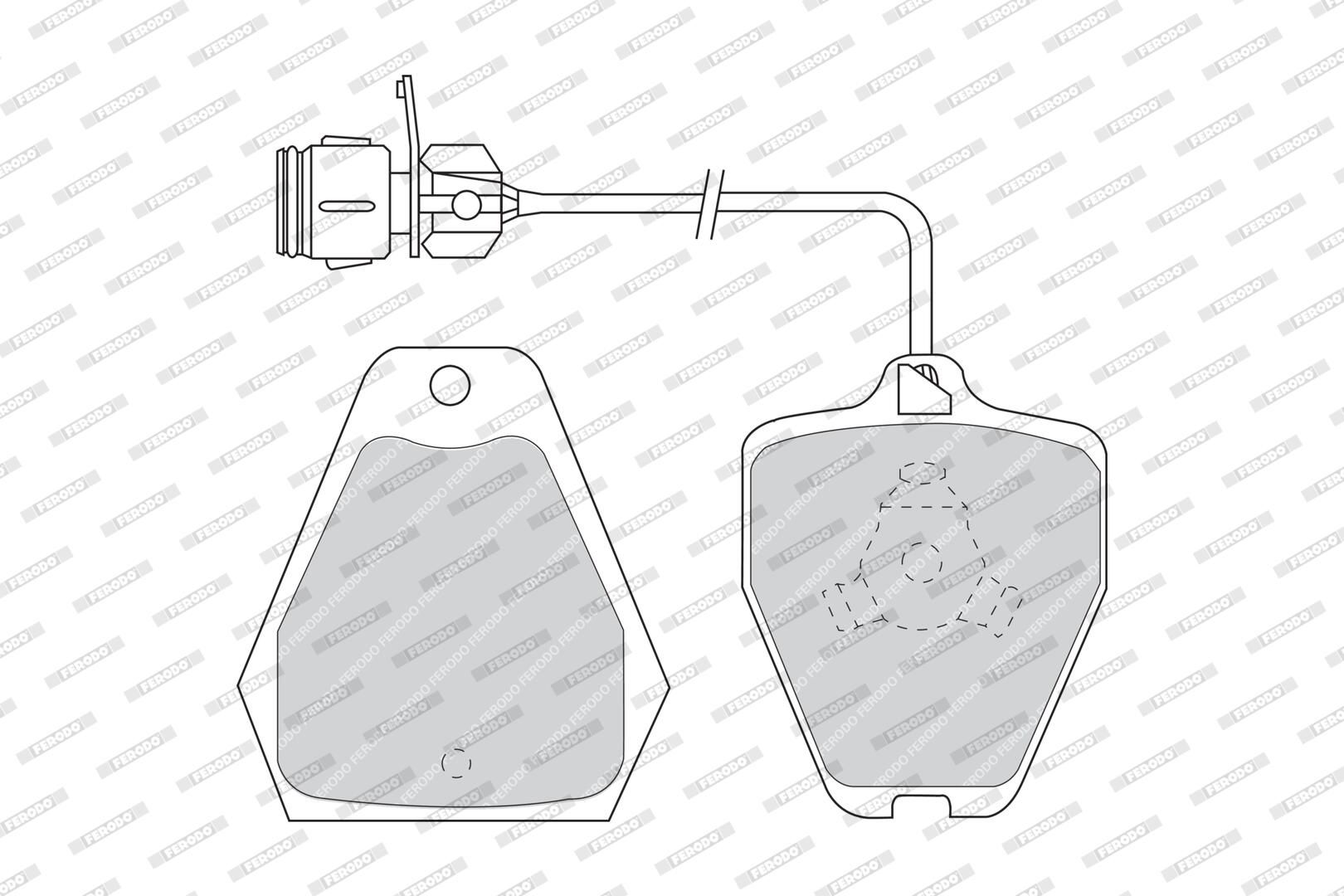 Bremsbelagsatz, Scheibenbremse
