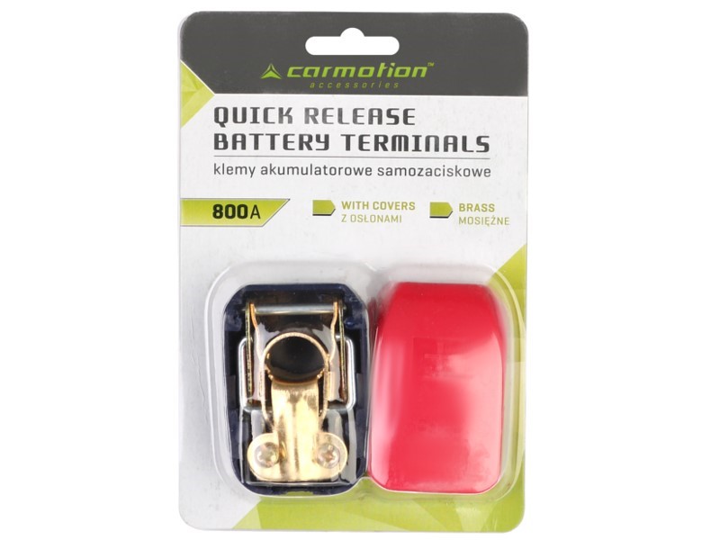 Carmotion Quick Release Battery Terminals Selbstspannende Batterieklemmen max 800A 2er