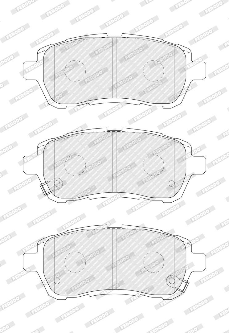 Bremsbelagsatz, Scheibenbremse