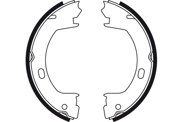 Bremsbackensatz, Feststellbremse