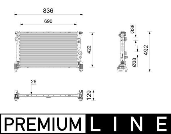 Kühler, Motorkühlung