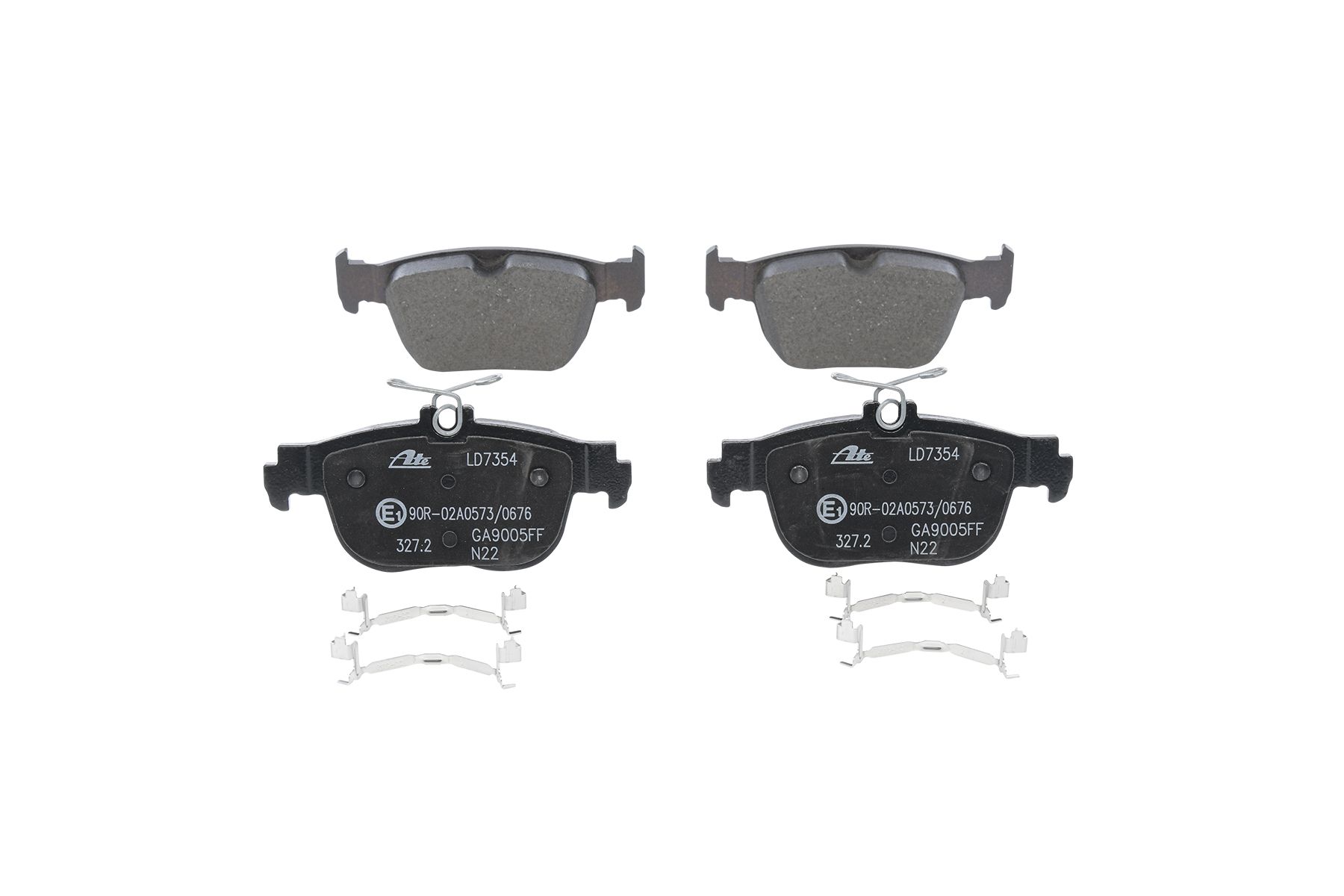 Bremsbelagsatz, Scheibenbremse