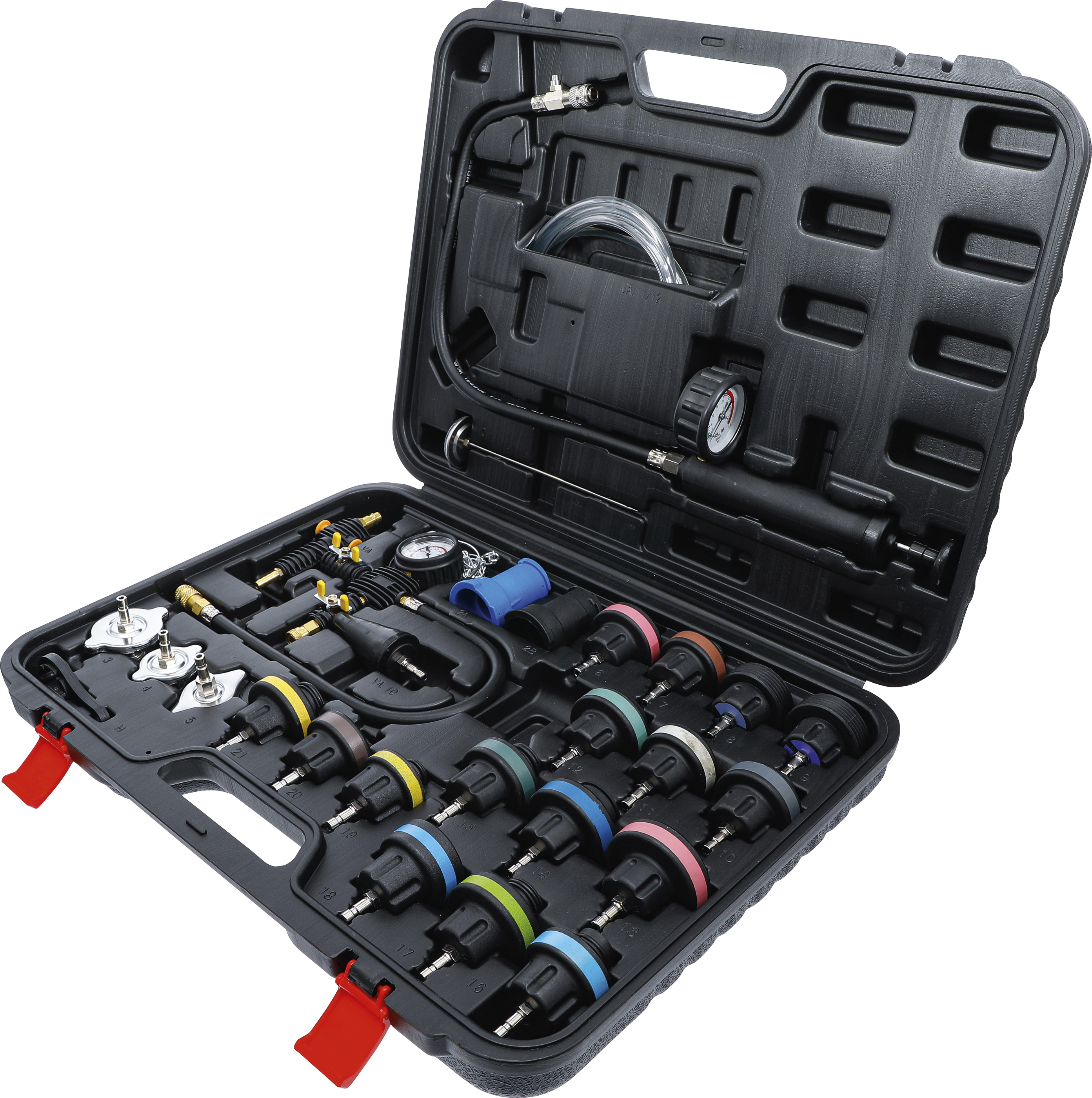 BGS Kühlsystem-Abdruck und Prüfgerät inkl. Befüllsystem | 27-tlg.