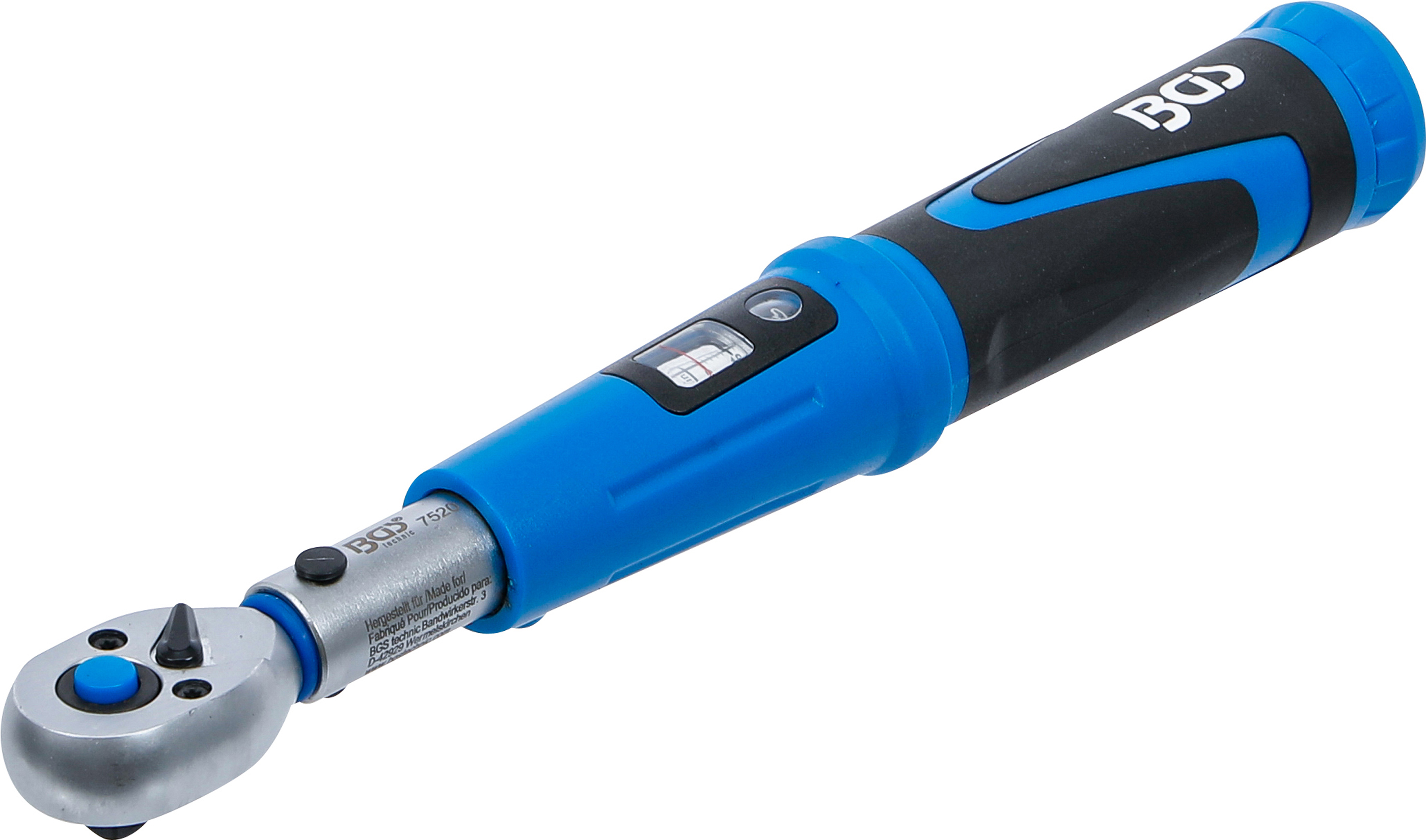 BGS Drehmomentschlüssel | Abtrieb Außenvierkant 6,3 mm (1/4") | 1 - 5 Nm