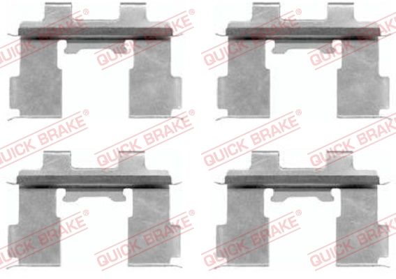 Zubehörsatz, Scheibenbremsbelag