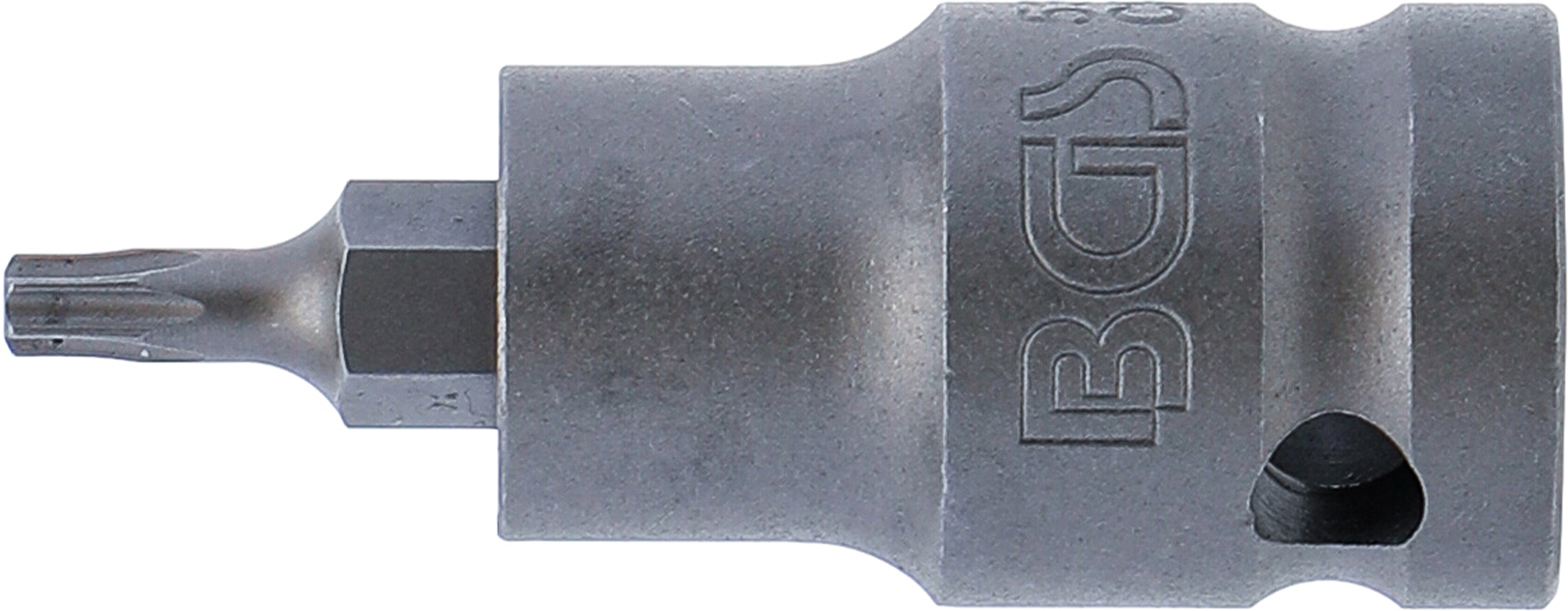 BGS Kraft-Bit-Einsatz | Länge 55 mm | Antrieb Innenvierkant 12,5 mm (1/2") | T-Profil (für Torx) T20