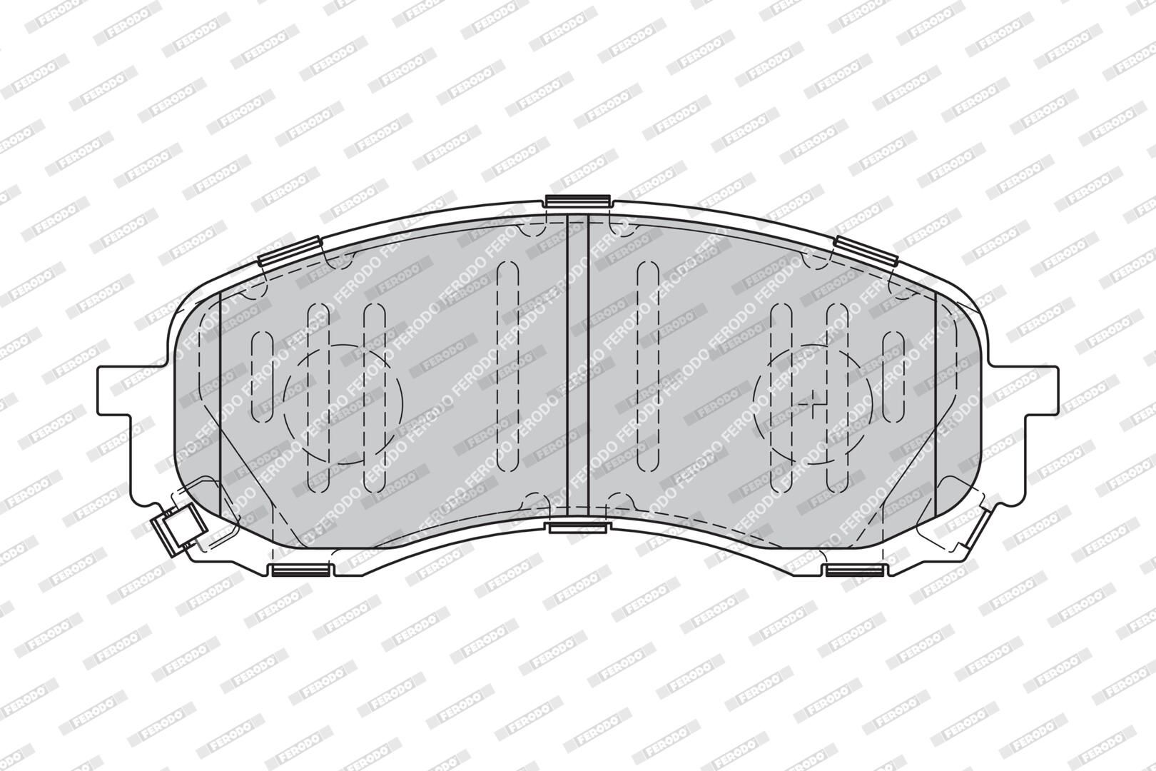 Bremsbelagsatz, Scheibenbremse