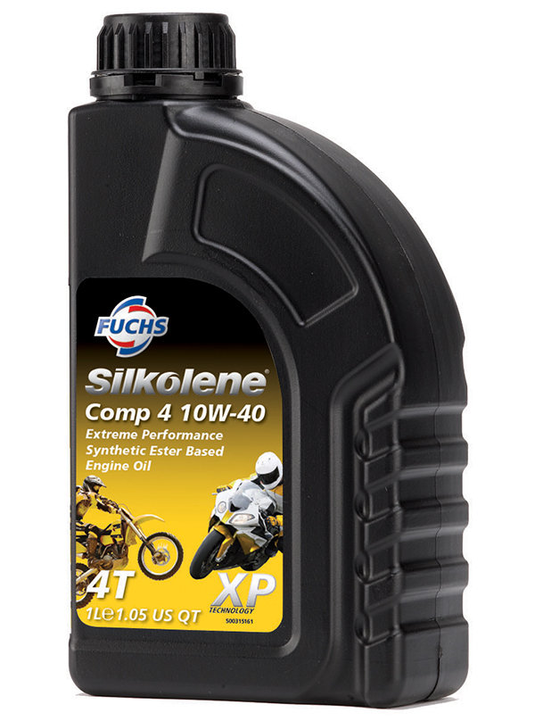 10W-40 Fuchs Silkolene Comp 4 XP Motorrad Motoröl 1 Liter