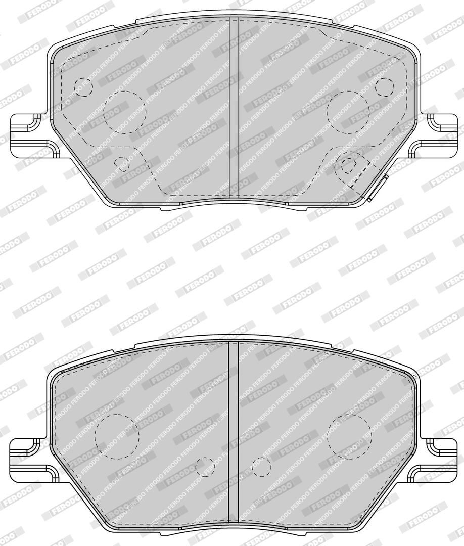 Bremsbelagsatz, Scheibenbremse