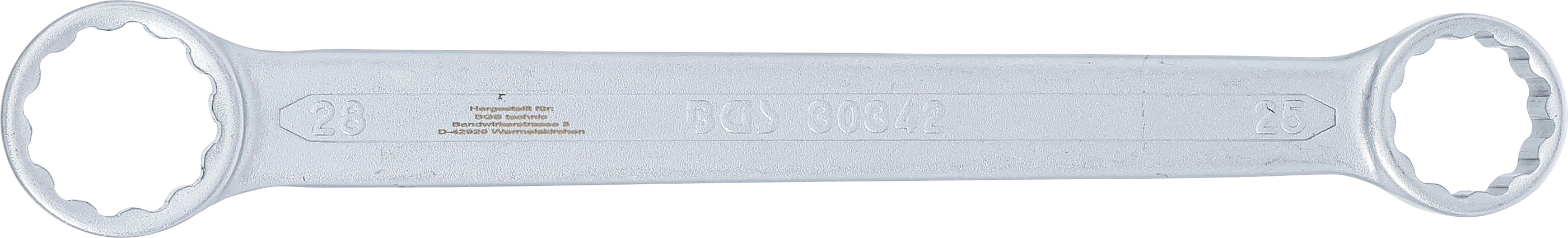 BGS Doppel-Ringschlüssel | extra flach | SW 25 x 28 mm