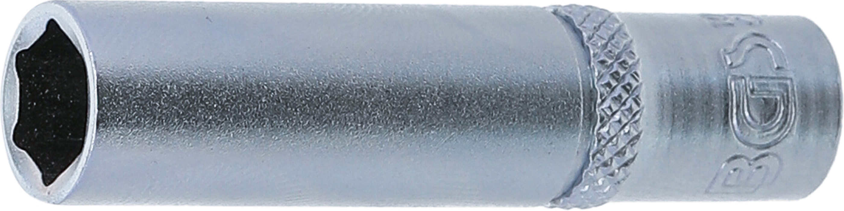 BGS Steckschlüssel-Einsatz Sechskant, tief | Antrieb Innenvierkant 6,3 mm (1/4") | SW 8 mm