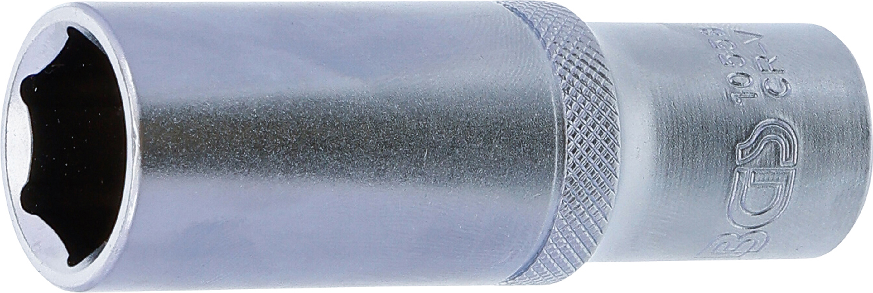 BGS Steckschlüssel-Einsatz Sechskant, tief | Antrieb Innenvierkant 12,5 mm (1/2") | SW 18 mm