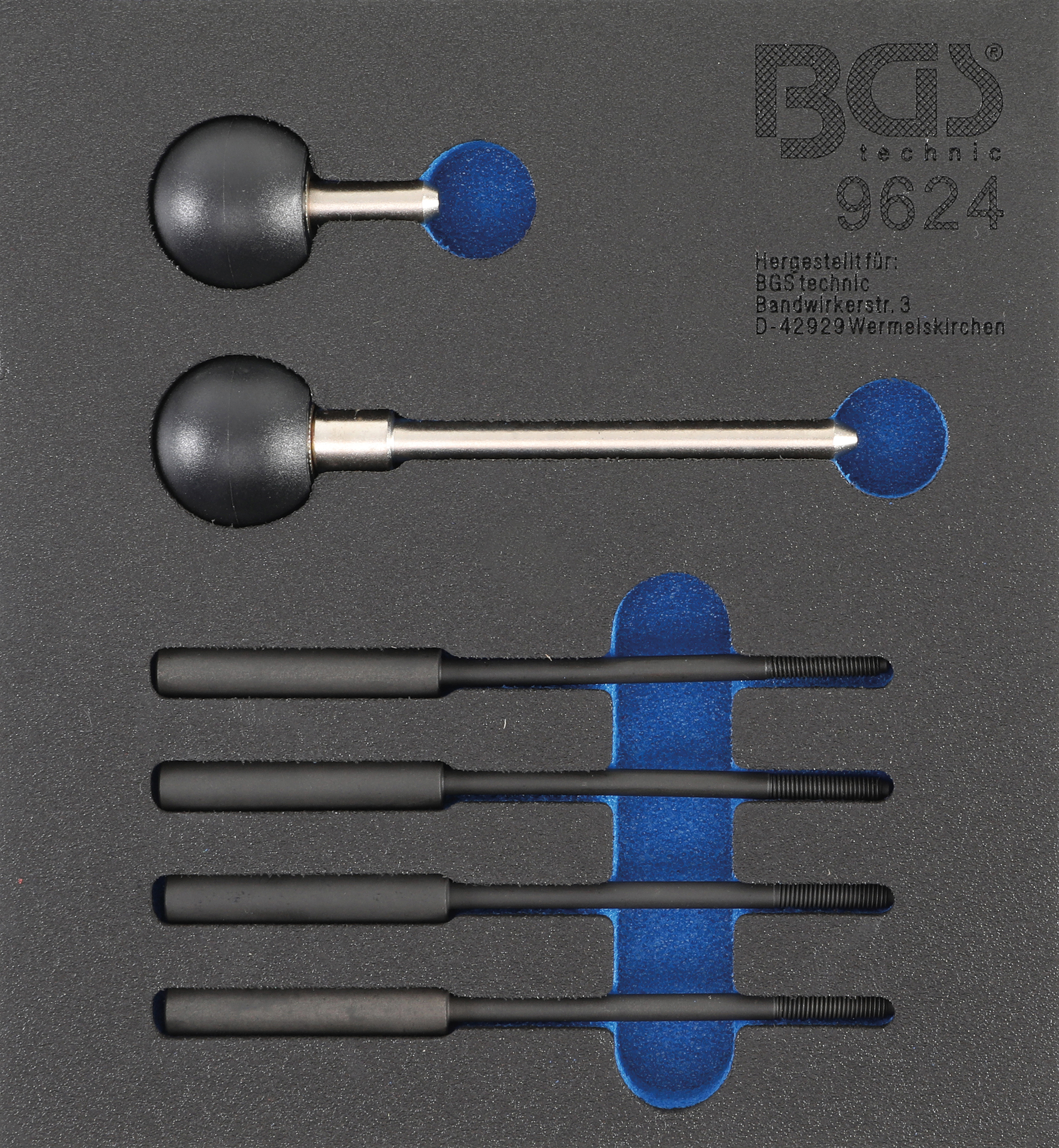 BGS Werkstattwageneinlage 1/6: Kurbelwellen-Fixier-Werkzeug | für Porsche Boxster, 911 M96