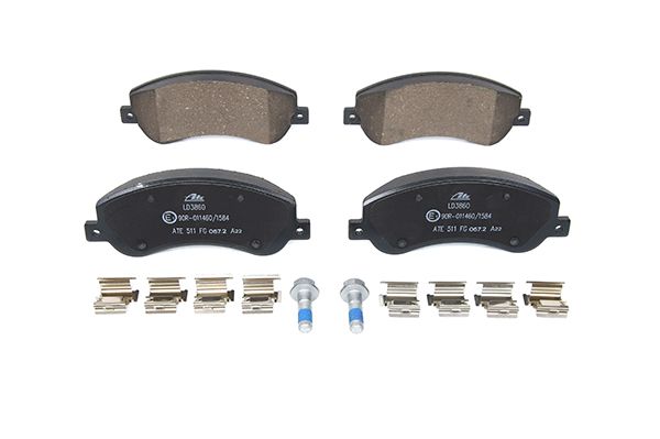 Bremsbelagsatz, Scheibenbremse