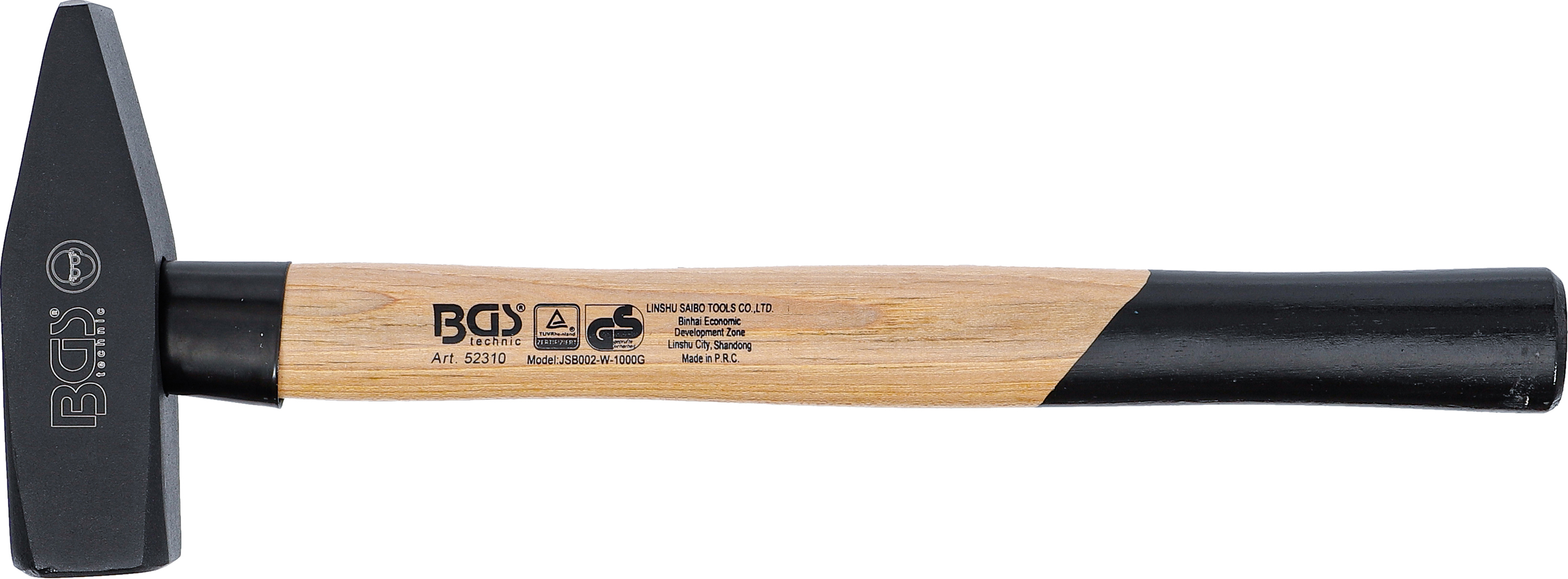 BGS Schlosserhammer | Hickory-Stiel | DIN 1041 | 1000 g